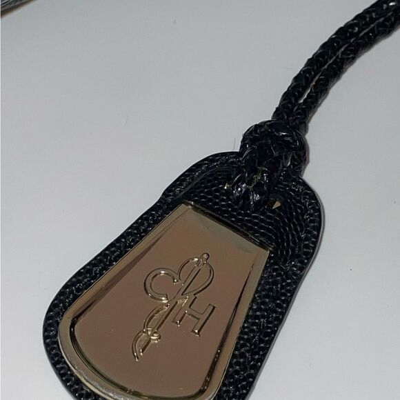 Elegant Cole Haan Valise Kendra Black Leather Satchel Handbag - Picture 11 of 13